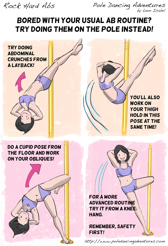 Pole abs workout clearance