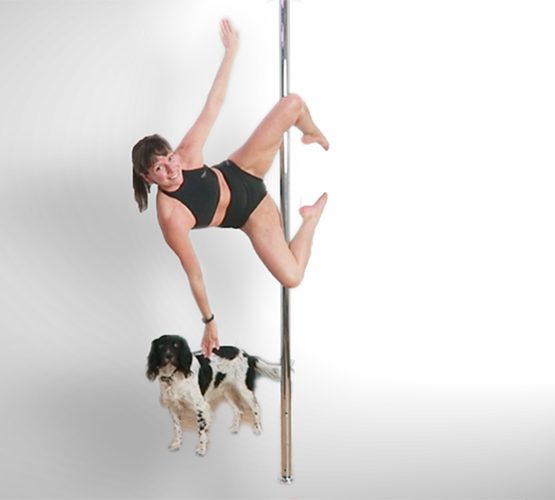 Pole dance moves from a genie