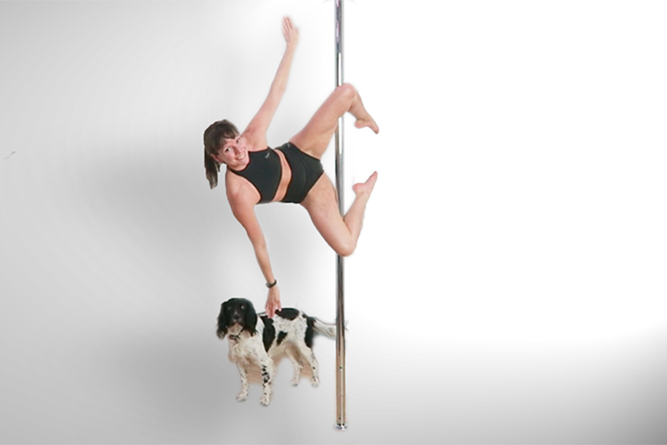 Pole dance moves from a genie