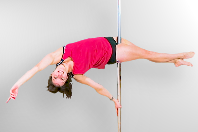 Pole Dance Plank Hold